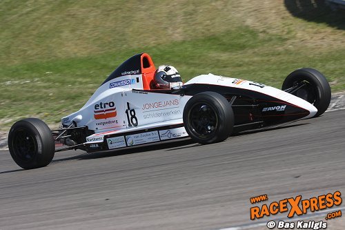 Rogier Jongejans behaalde podium in race1